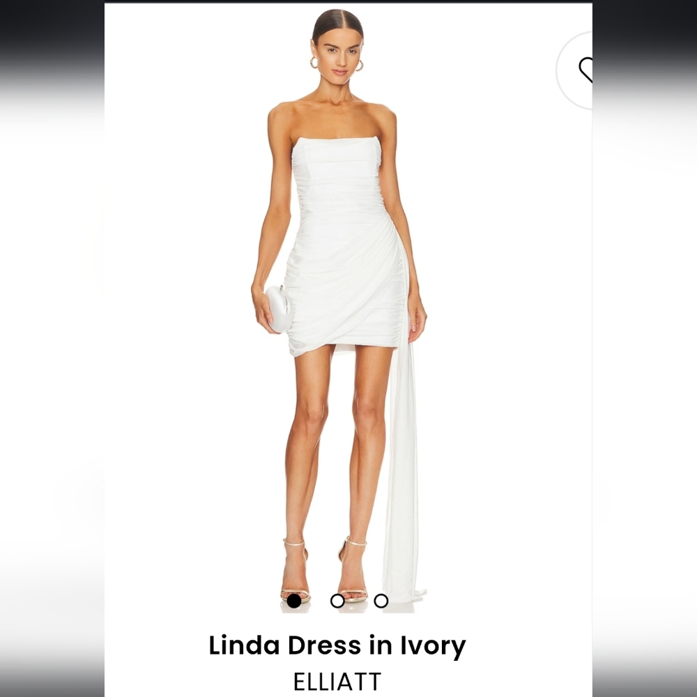 NWT Elliatt Linda Mini Dress - White, M